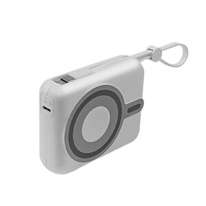 <台灣製造>自帶線三合一 磁吸快充行動電源 (現貨供應)